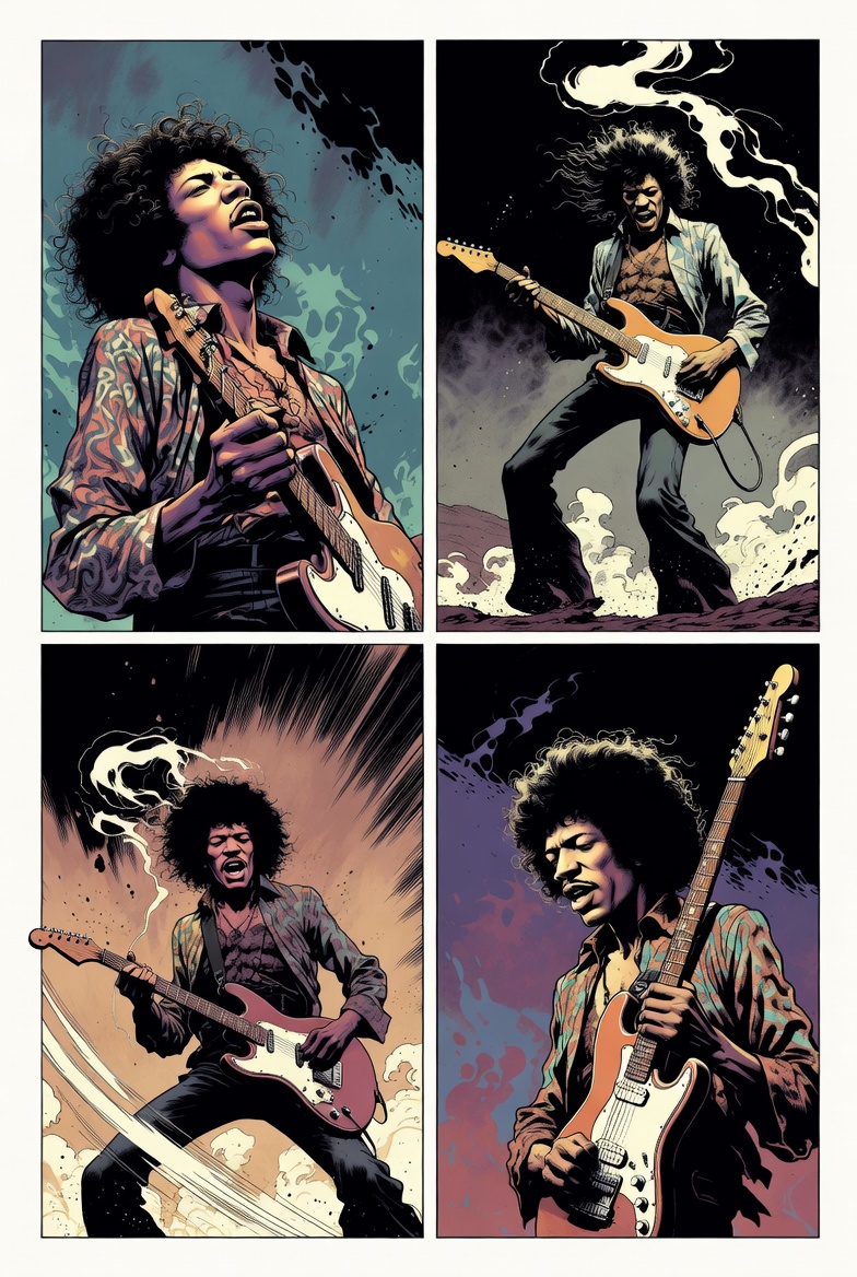 Are You Experienced Comic Panels